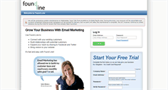 Desktop Screenshot of foundline.vresp.com